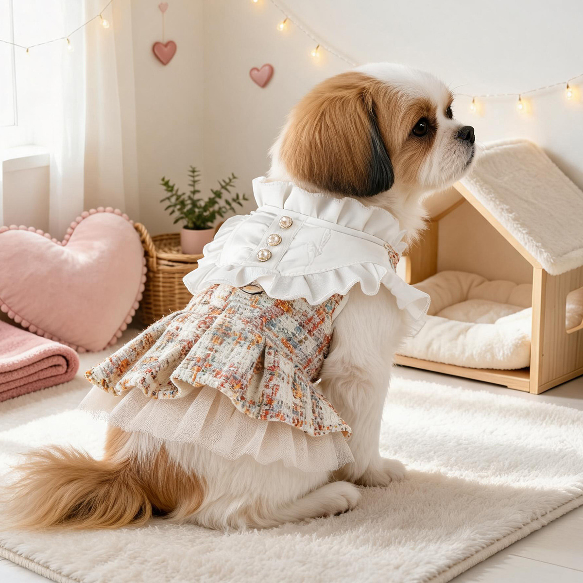 Fashion Street Cat - Gaun Putri Anjing Kucing Lucu dengan