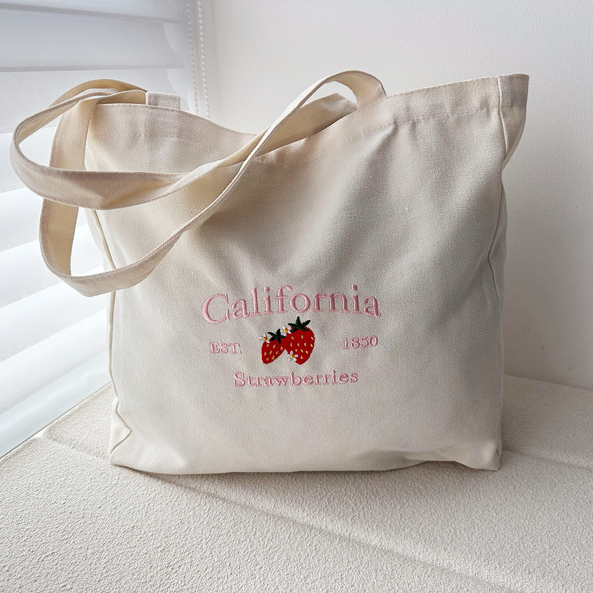 Street Fashion California - California EST.1850 Tas Tangan Estetika Wanita
