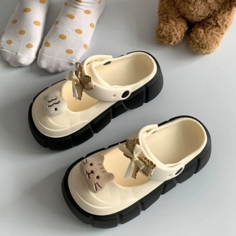 Fashion Street Cat - Sepatu Clog Kucing Lucu DIY Baru