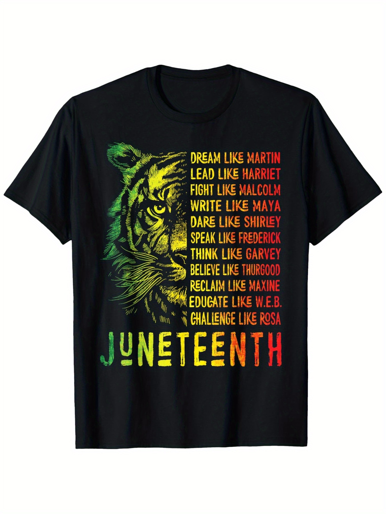 Street Fashion History - Kaos Juneteenth Dream Like Leaders Black