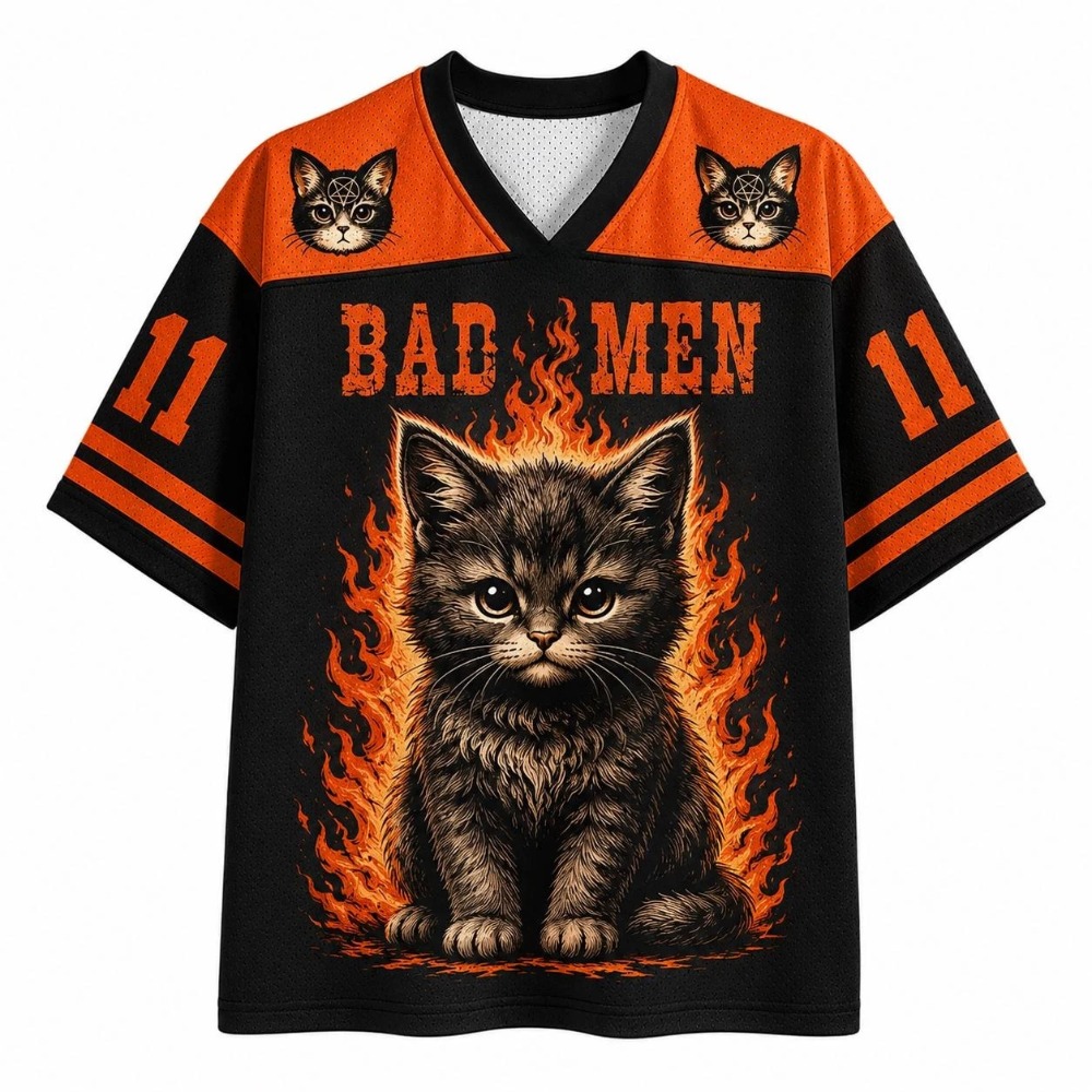 Fashion Street Cat - Kaos V-Neck Dewasa Anak Ukuran Besar,