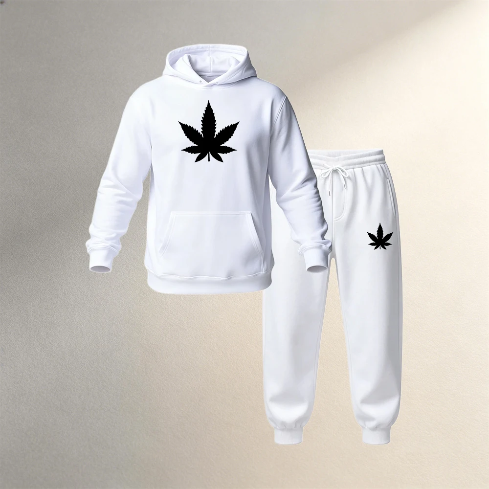 Street Fashion Winter - Setelan Hoodie Kasual Olahraga Pria 2