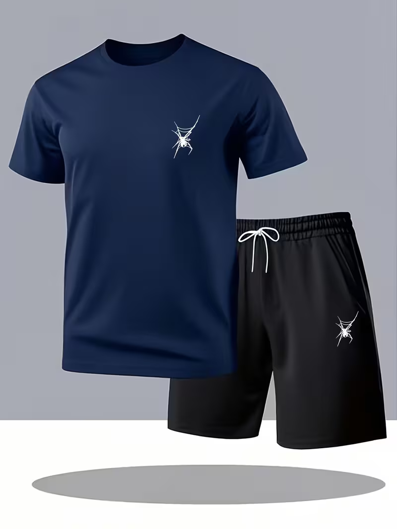 Street Summer Fashion - Pakaian Olahraga Pria Musim Panas Bernapas,