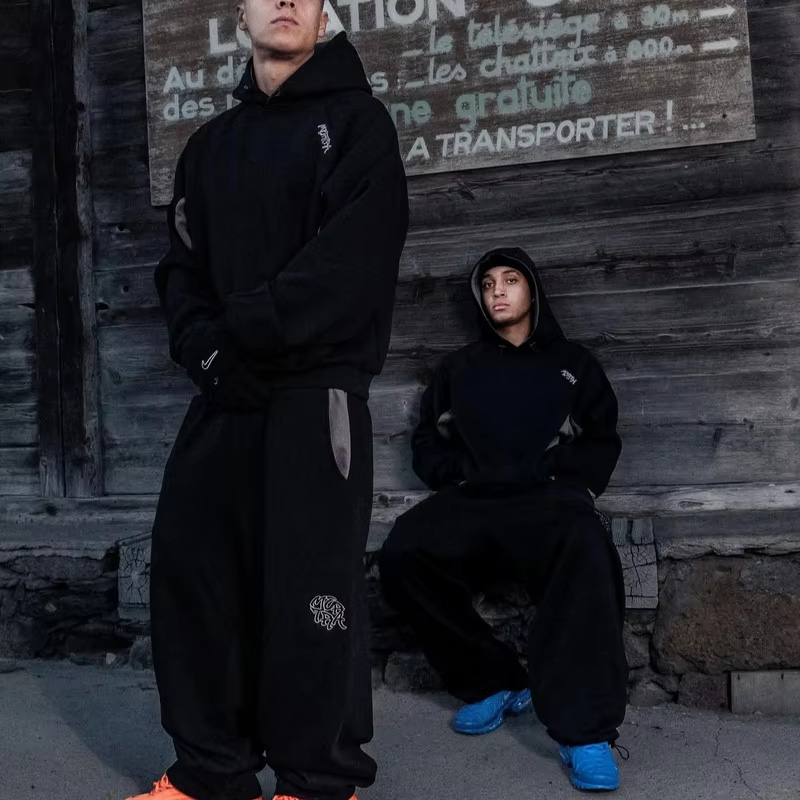 Street Fashion Winter - Setelan Olahraga 2 Potong Pria Musim