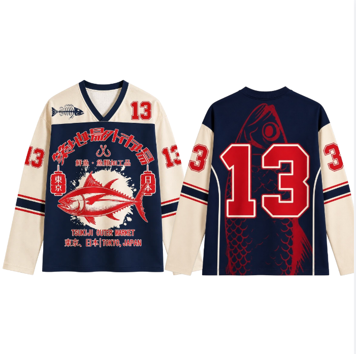 Street Fashion For Man - Kaos lengan panjang 3D print gaya