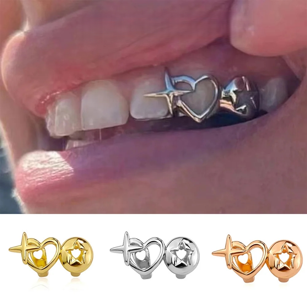 Street Fashion Jewelry - Penutup Gigi Punk Hip Hop Hollow