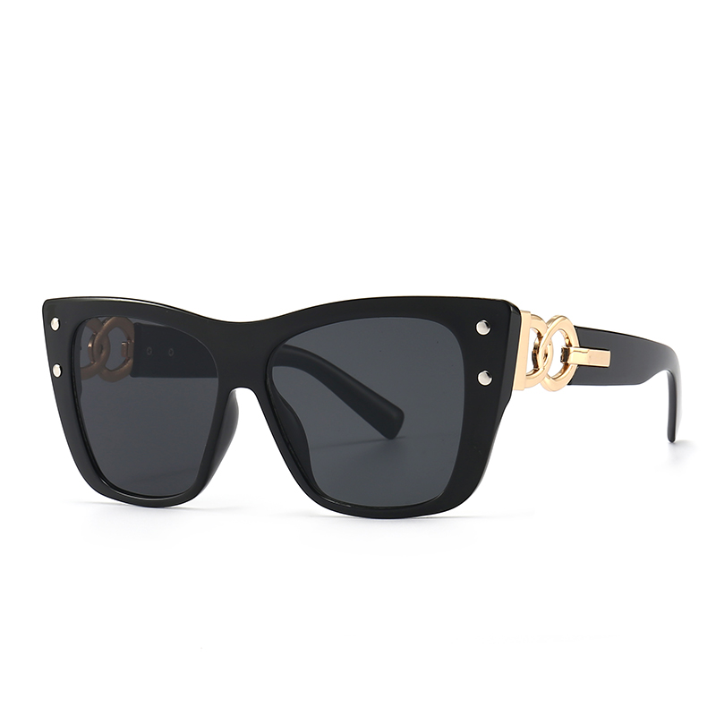 Kacamata Hitam Bingkai Persegi - Street Fashion Name ulasan dan harga