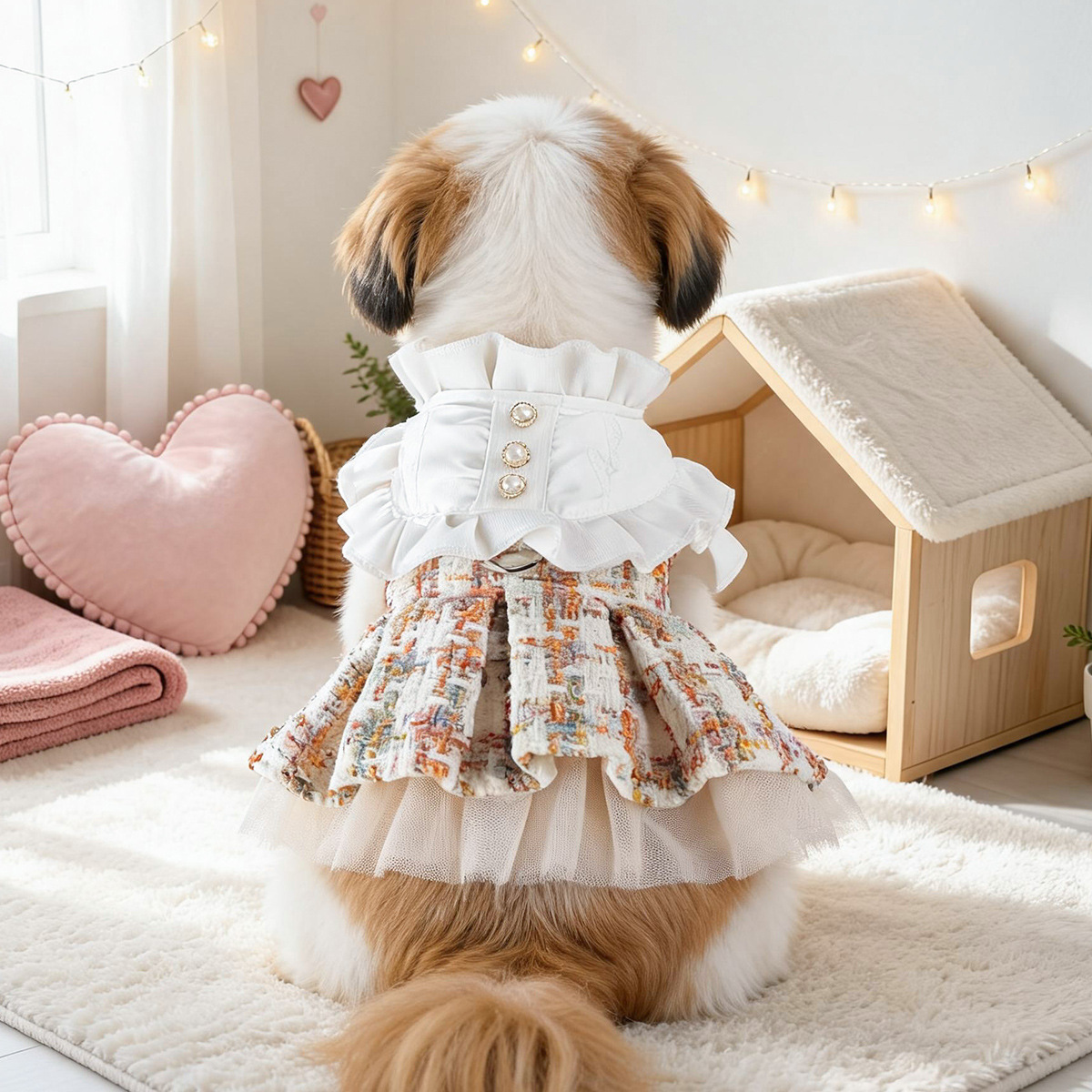 Gaun Putri Anjing Kucing Lucu  - Fashion Street Cat ulasan dan harga