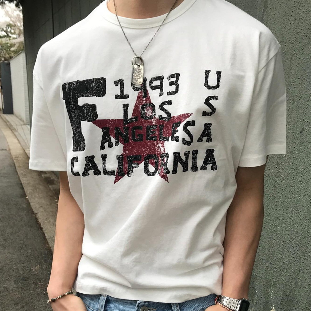 Kaus Pria dan Wanita Baru Kasu - Street Fashion California ulasan dan harga