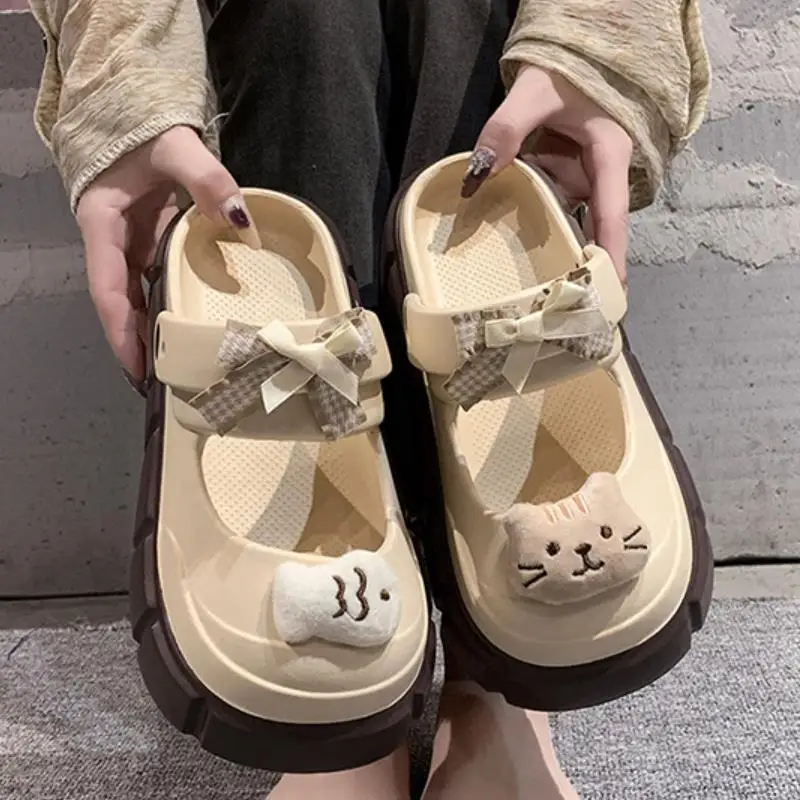 Sepatu Clog Kucing Lucu DIY Ba - Fashion Street Cat ulasan dan harga