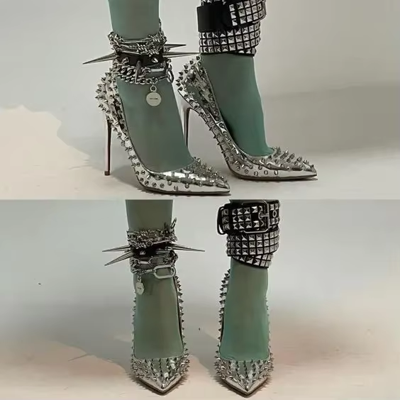 Sandal Wanita Mewah Berujung R - Street Fashion Luxury ulasan dan harga