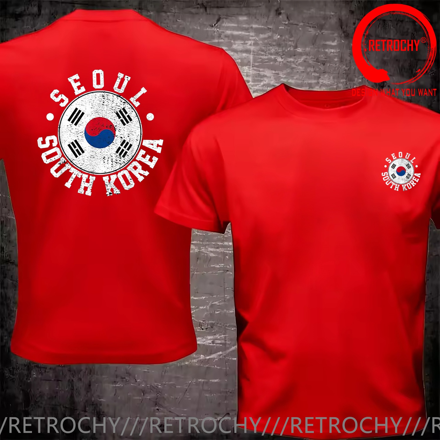 Kaus Desain Lucu Vintage Distr - Street Fashion Seoul ulasan dan harga