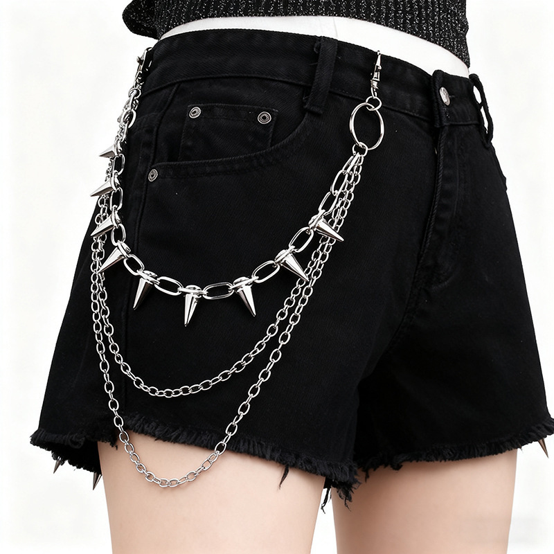 Rantai Pinggang Unisex Hip Hop - Street Fashion Jewelry ulasan dan harga