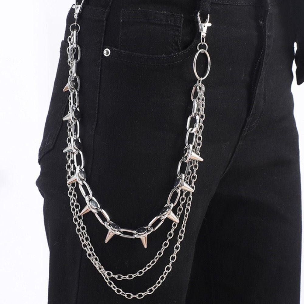 Rantai Pinggang Unisex Hip Hop - Street Fashion Jewelry ulasan dan harga