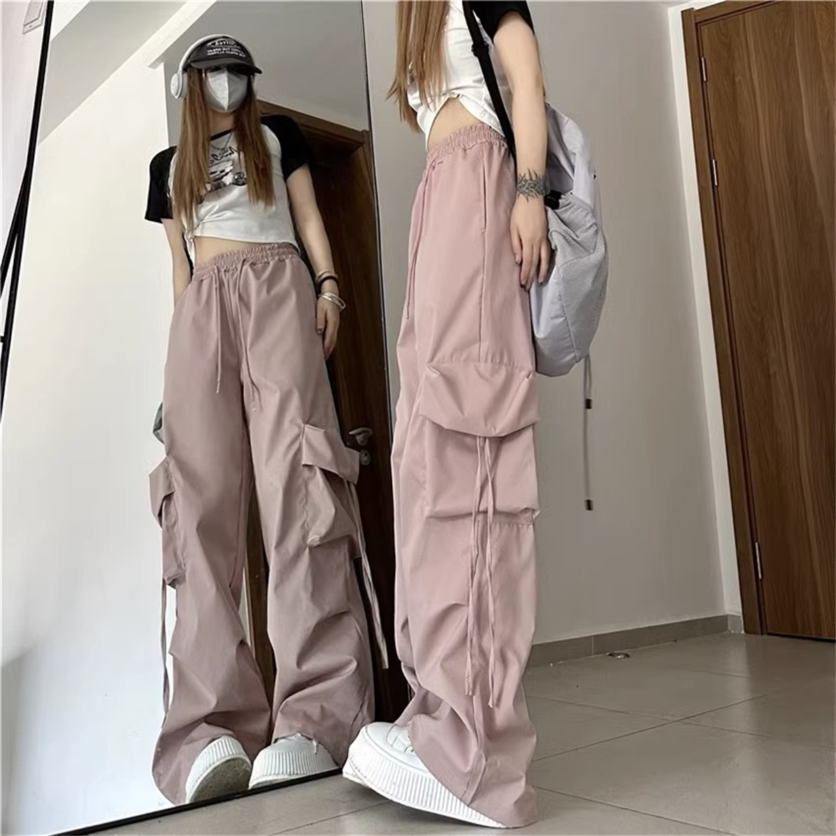 Celana Kargo Wanita Ukuran Bes - Street Fashion Photography ulasan dan harga