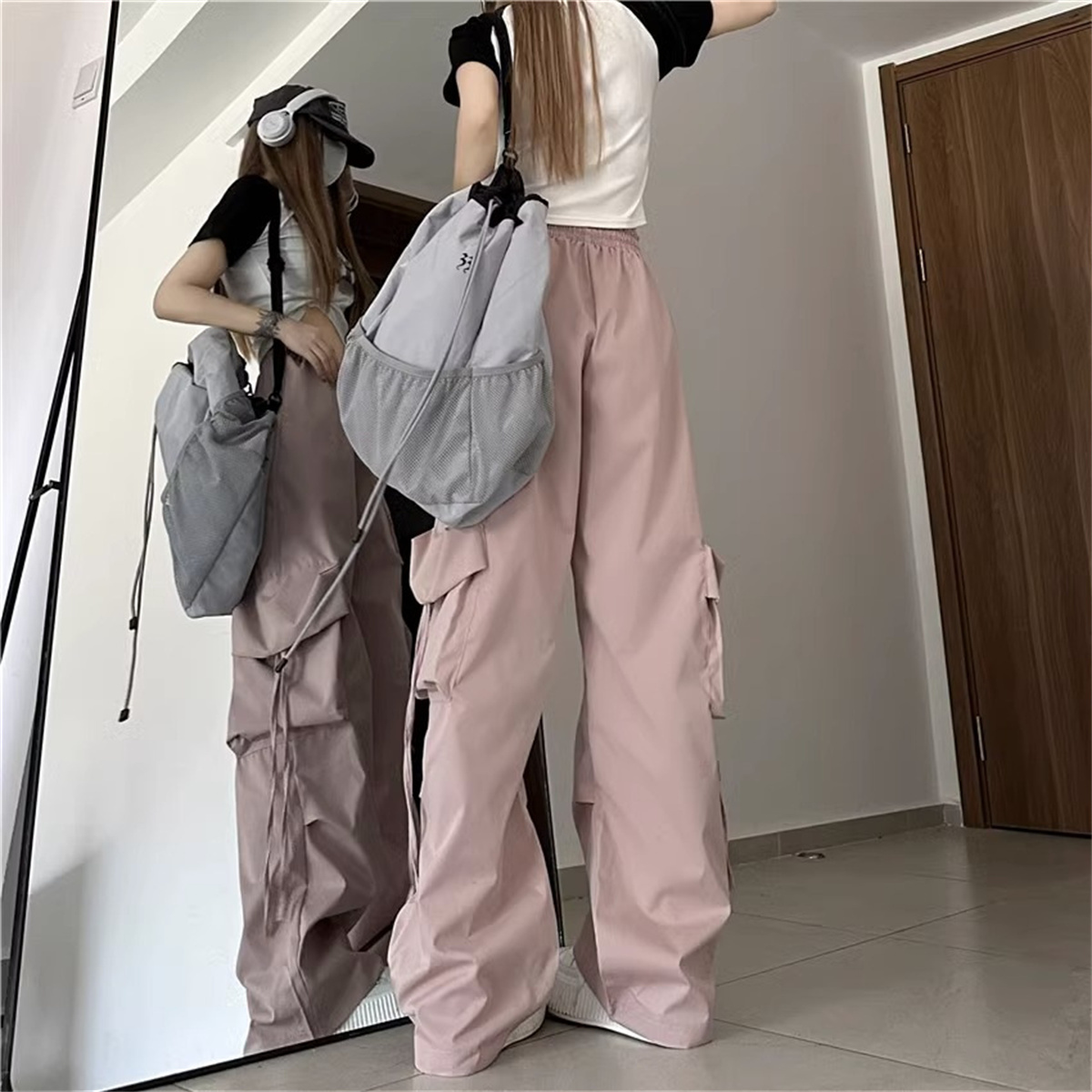 Celana Kargo Wanita Ukuran Bes - Street Fashion Photography ulasan dan harga