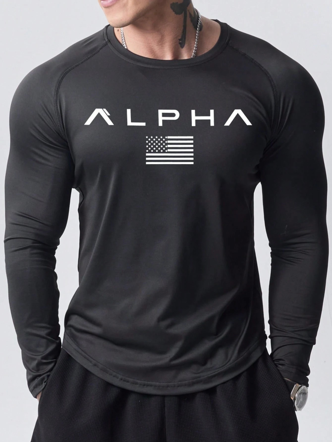 Kaos lengan panjang pria baru  - Street Fashion For Man ulasan dan harga