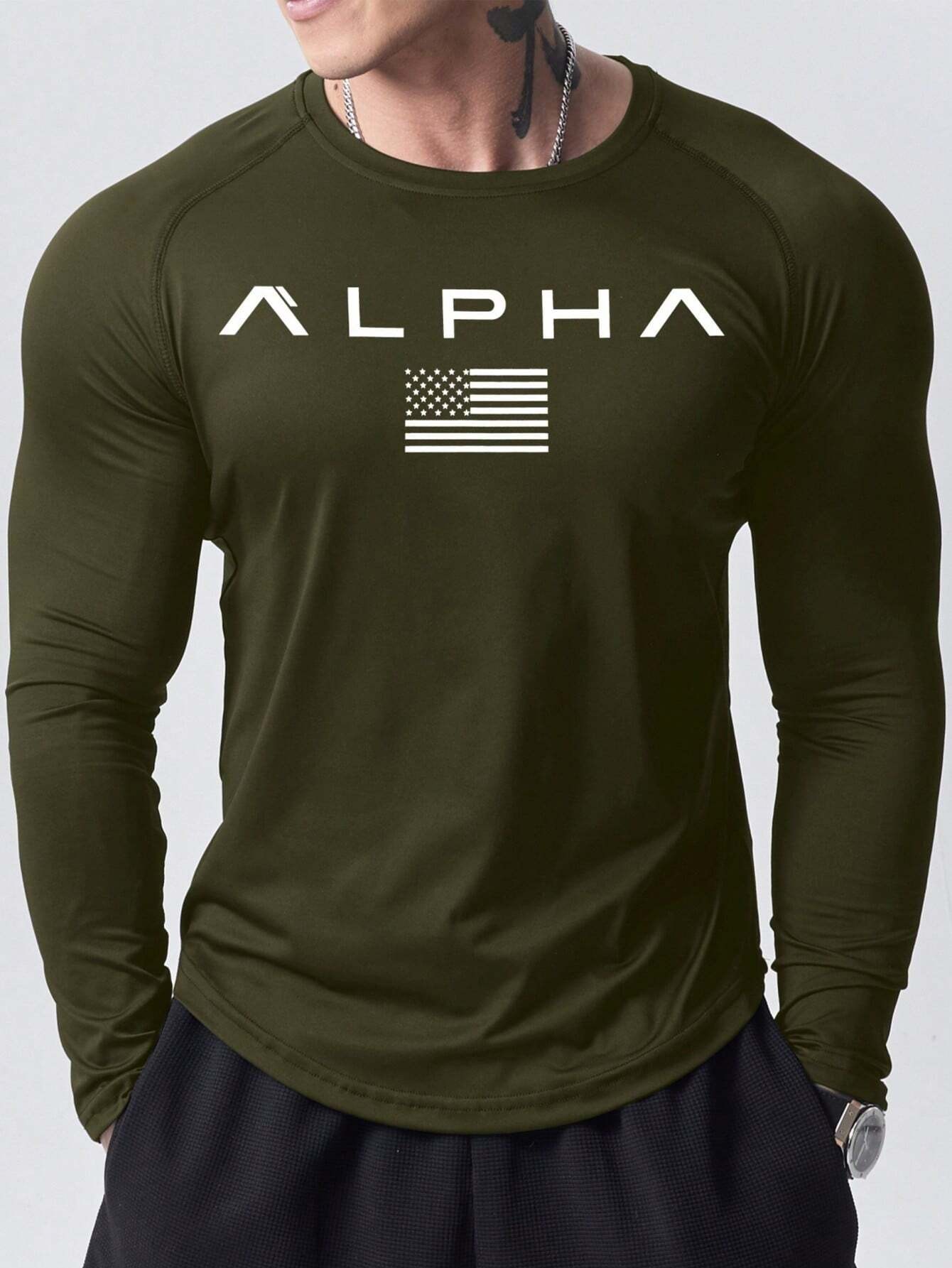 Kaos lengan panjang pria baru  - Street Fashion For Man ulasan dan harga
