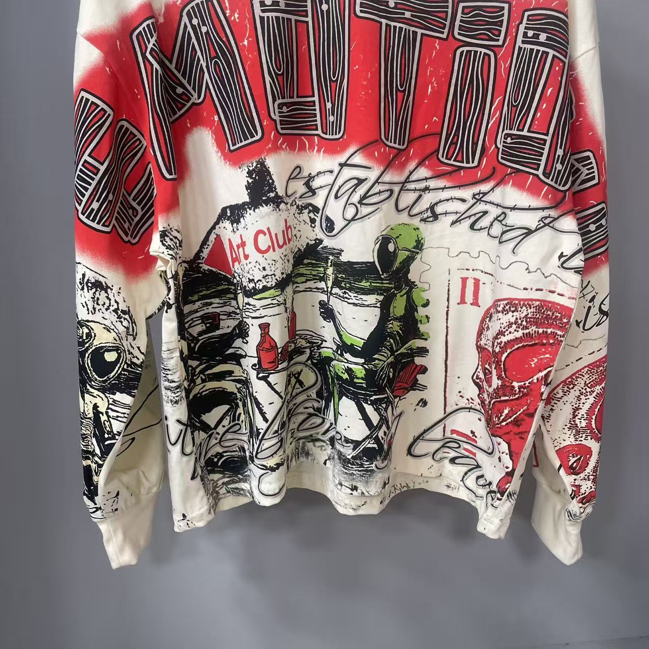 Kaos Lengan Panjang MIXED-EMOT - Street For Fashion ulasan dan harga