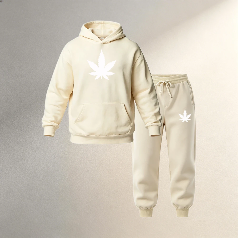 Setelan Hoodie Kasual Olahraga - Street Fashion Winter ulasan dan harga