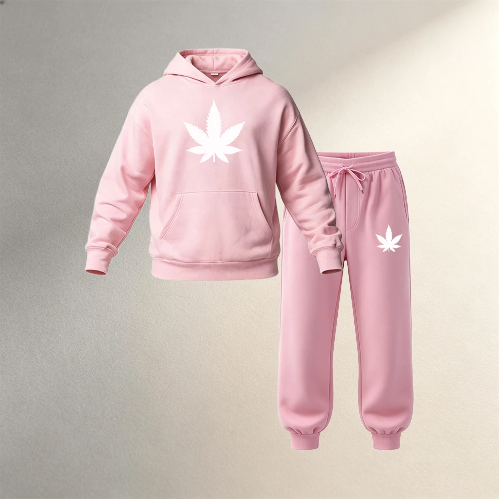 Setelan Hoodie Kasual Olahraga - Street Fashion Winter ulasan dan harga