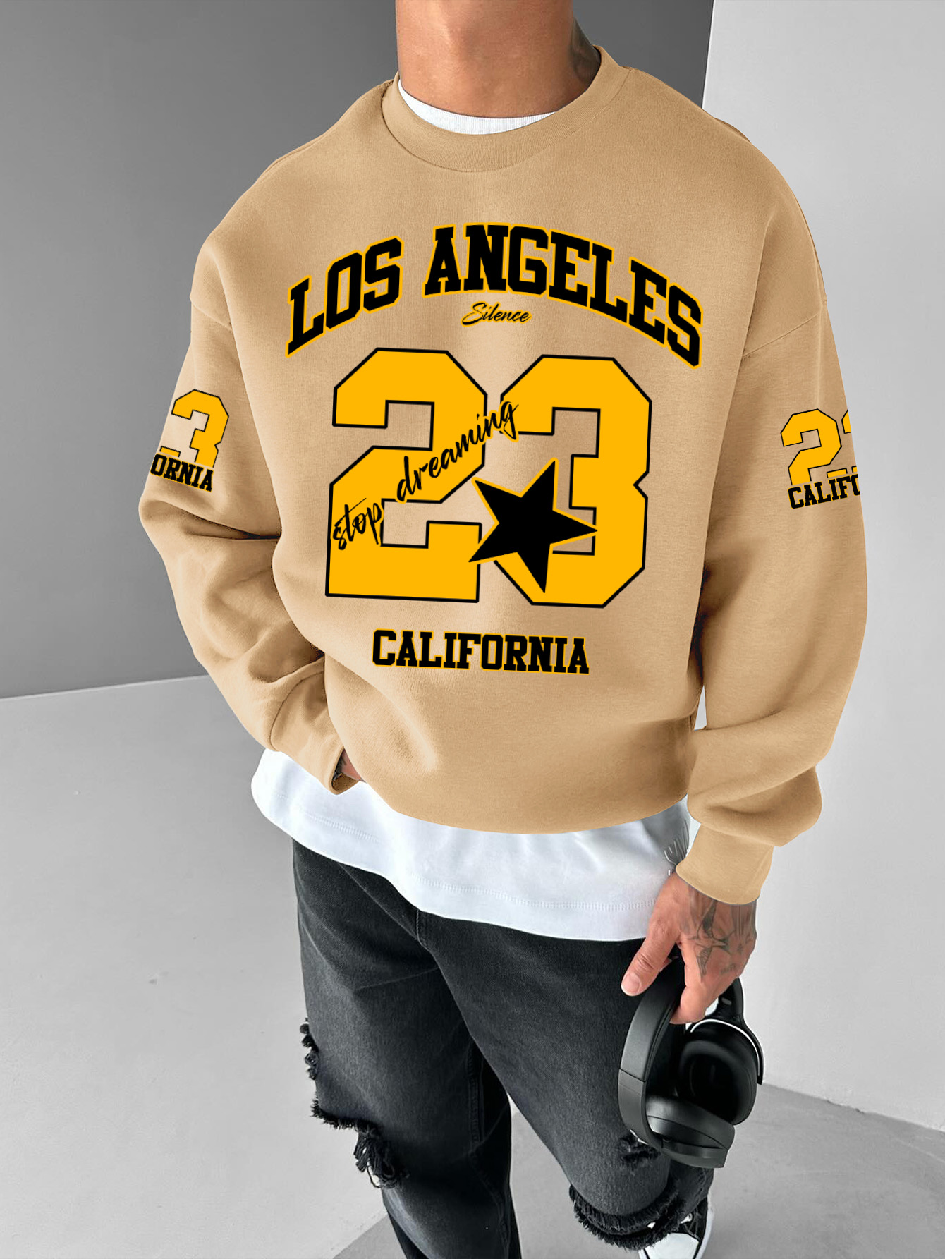 Sweatshirt Fashion Pria Wanita - Street Fashion California ulasan dan harga