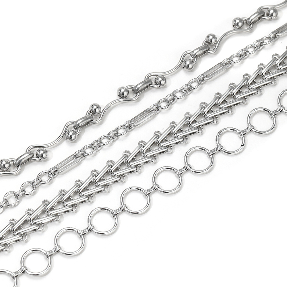 Rantai Baja Anti Karat 1 Meter - Street Fashion Jewelry ulasan dan harga