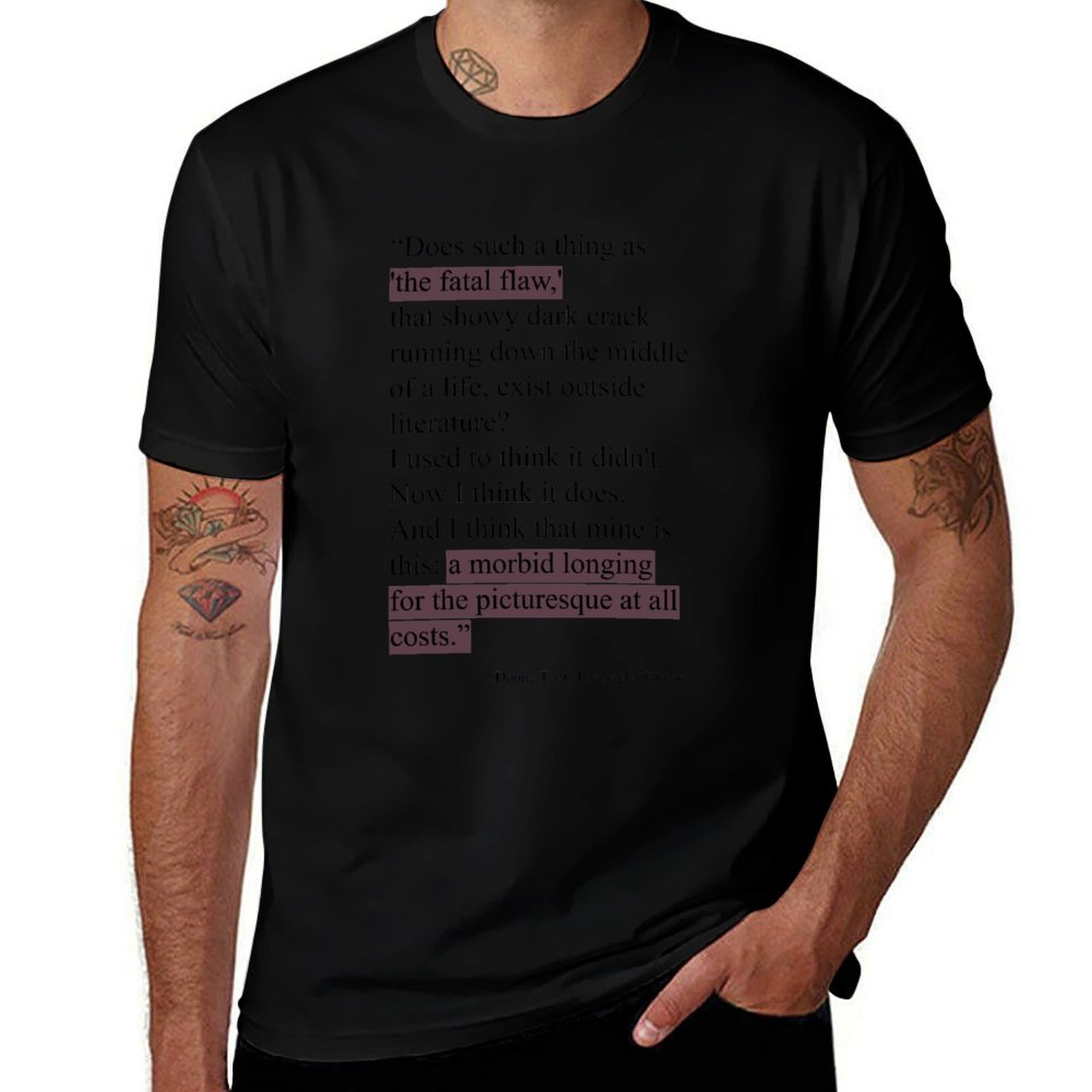 Kaos Kutipan The Secret Histor - Street Fashion History ulasan dan harga