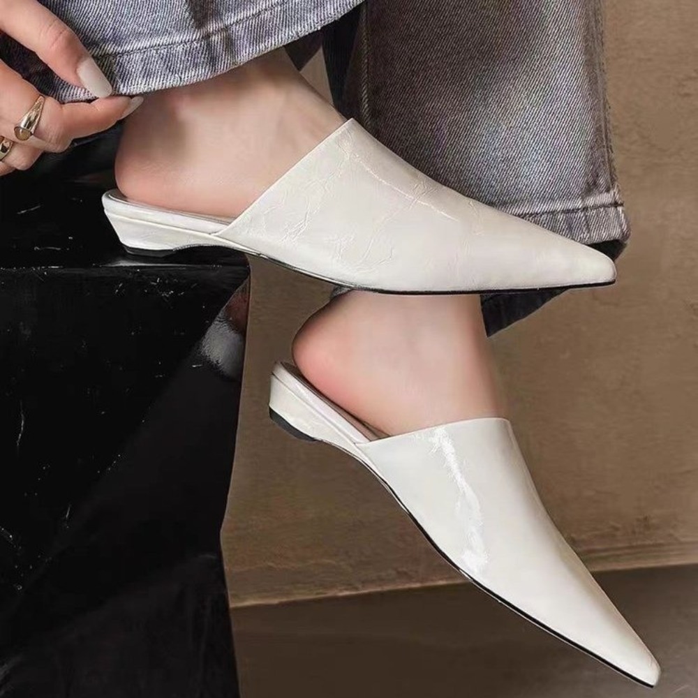 Sepatu Mules Wanita Mewah Desa - Street Fashion Luxury ulasan dan harga