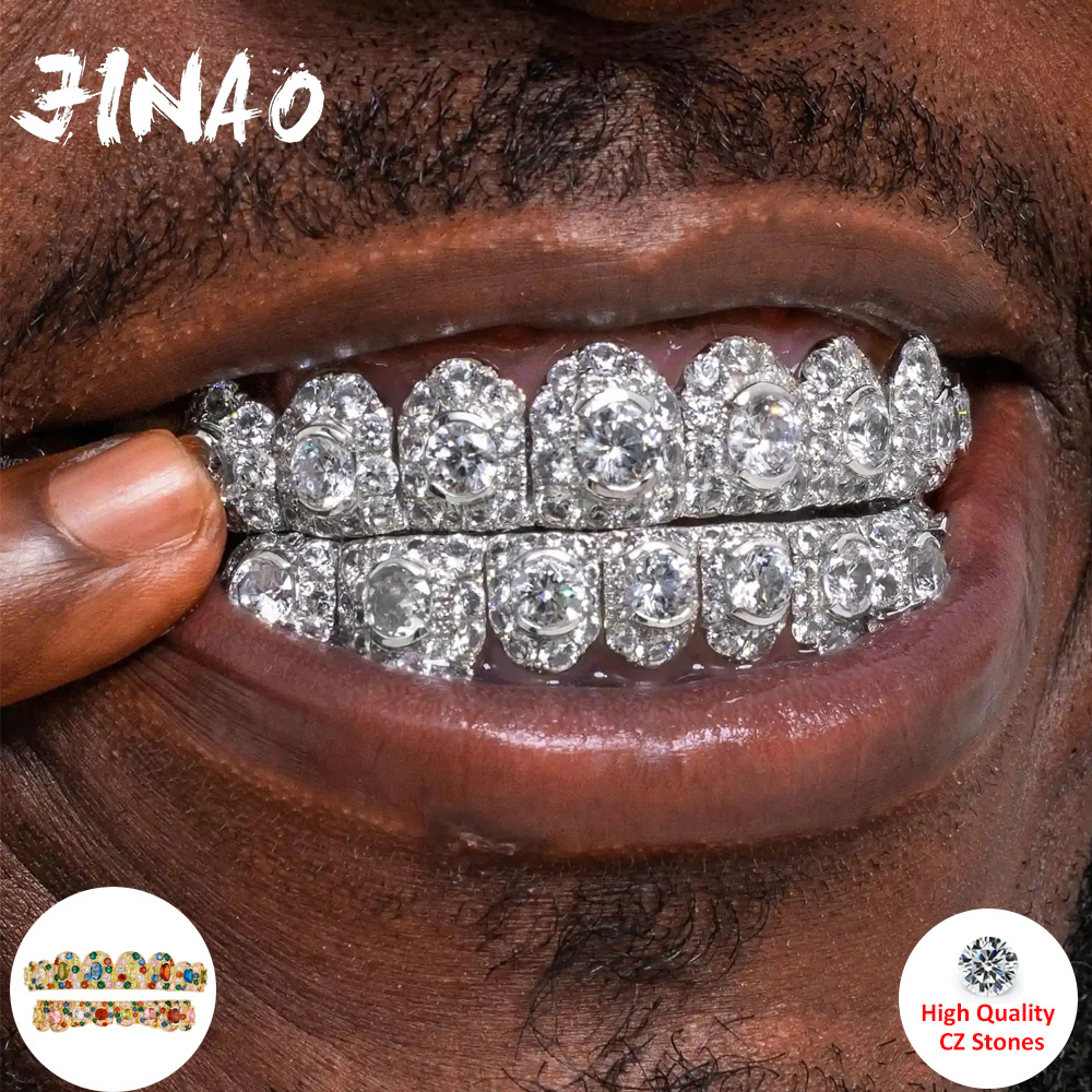 JINAO Hip Hop Full Iced Out 8  - Street Fashion Jewelry ulasan dan harga