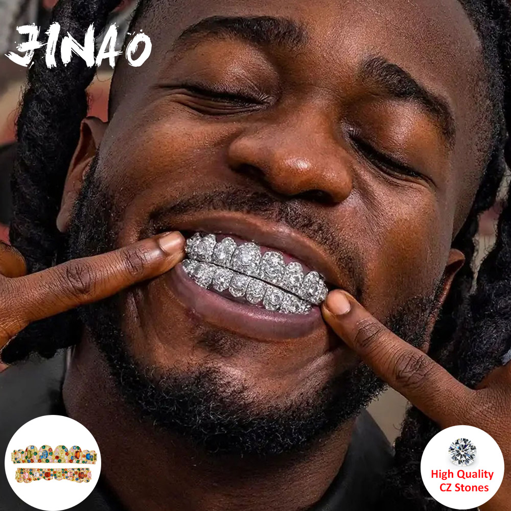 JINAO Hip Hop Full Iced Out 8  - Street Fashion Jewelry ulasan dan harga