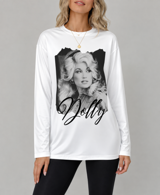 Kaos Lengan Panjang Dolly Part - Street Fashion Casual ulasan dan harga
