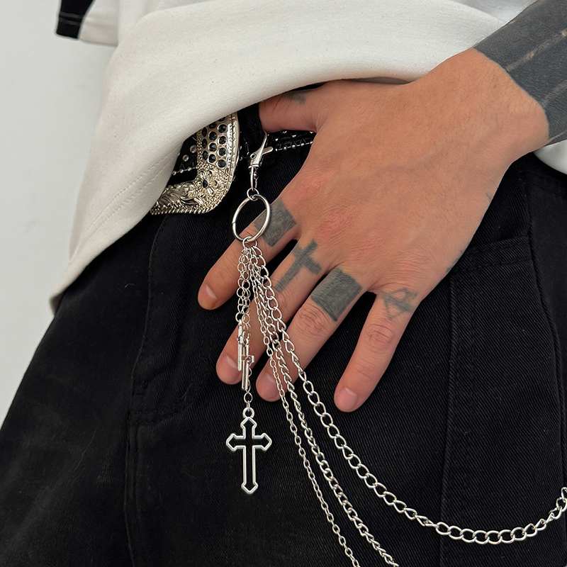 Celana Jeans Retro Punk Rock B - Street Fashion Jewelry ulasan dan harga