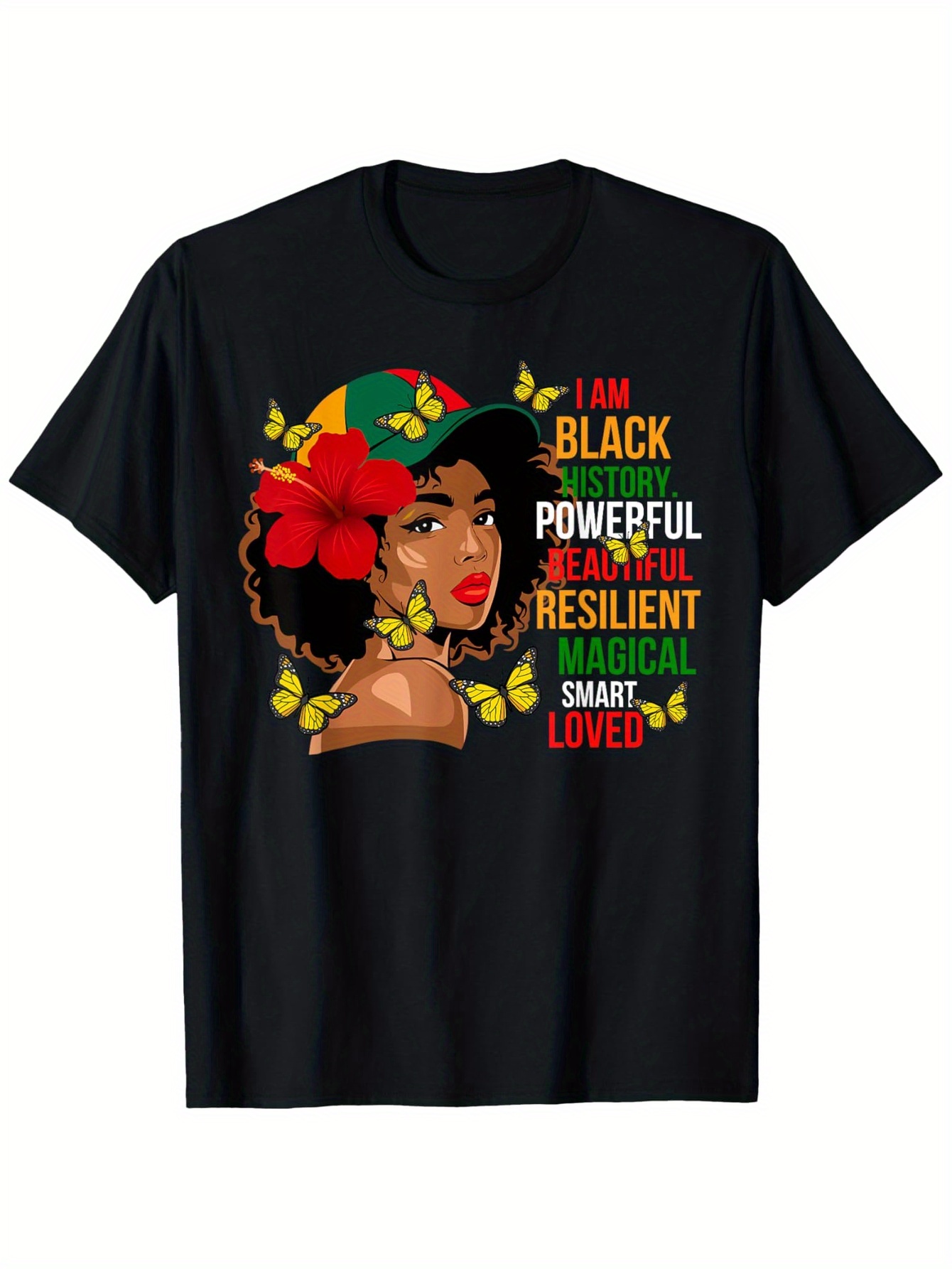 Kaos Wanita Black History Mont - Street Fashion History ulasan dan harga