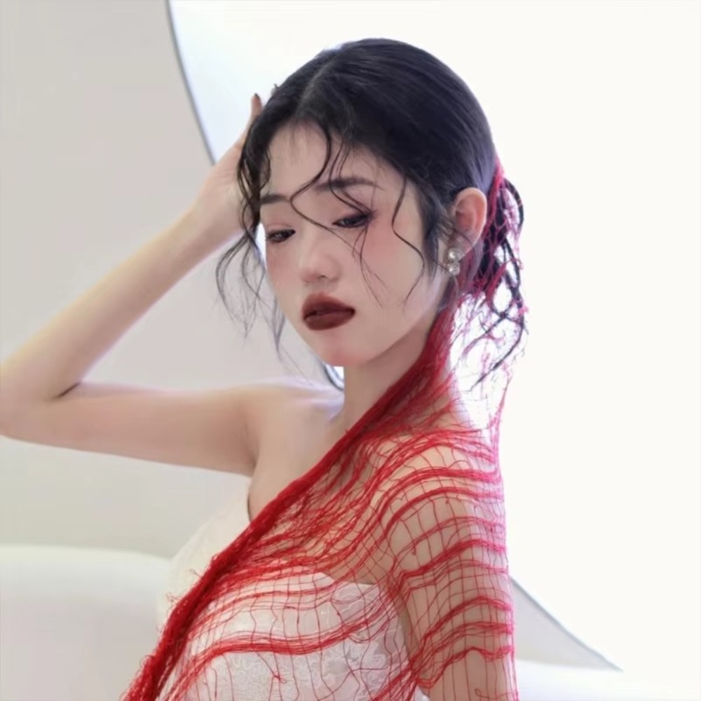 Syal Tertekan Modis Bungkus Se - Street Fashion Photography ulasan dan harga