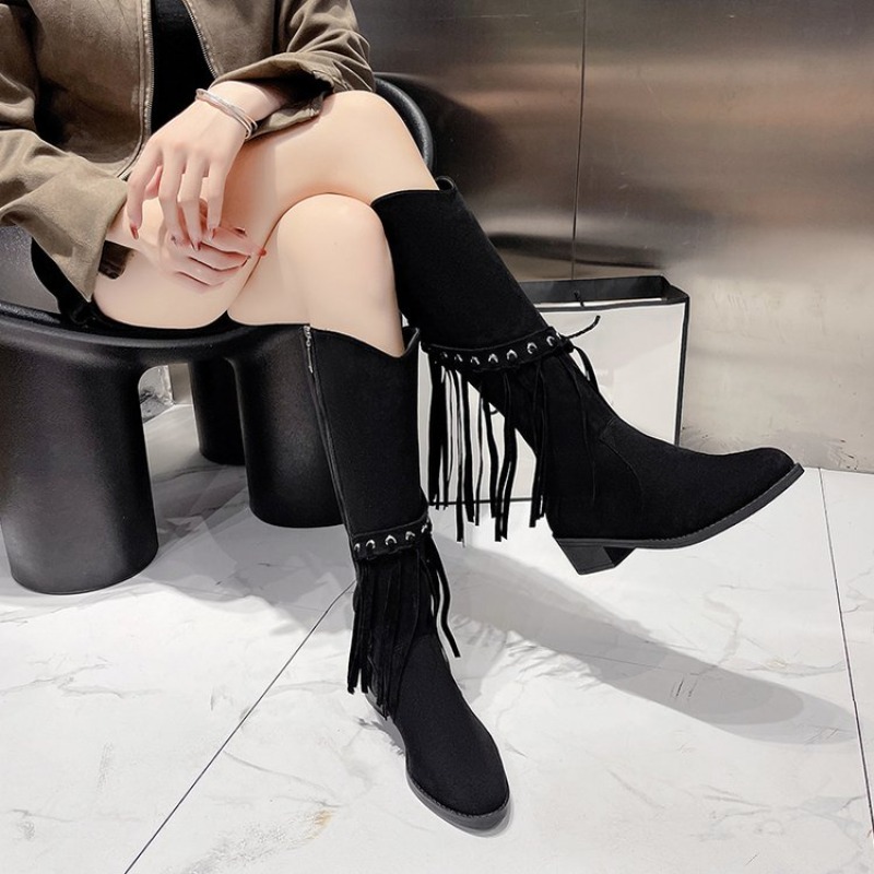 Sepatu Bot Wanita Musim Dingin - Street Fashion Luxury ulasan dan harga